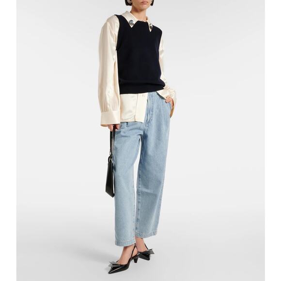 AGOLDE NWT Becker Pant Tapered Jeans Rotate Wash Size 27 Wide Leg Pleat Revolve - Picture 1 of 10